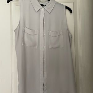 Beige Apt 9 button up blouse
